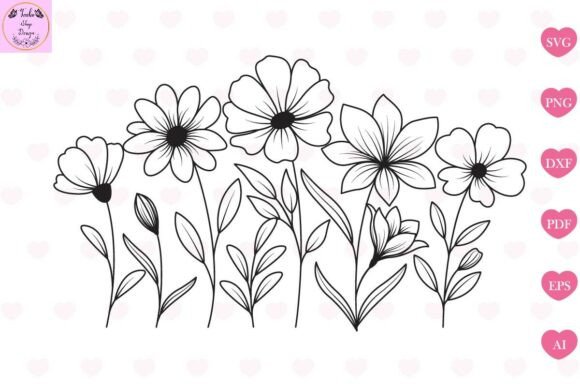 Download Flower Svg, Wildflower Svg, Flowers Svg - Premium Resources