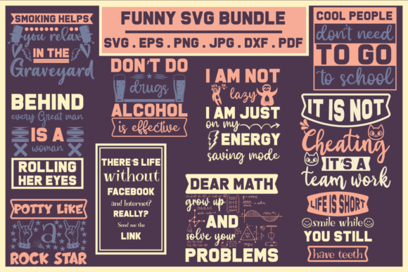 Download Funny SVG Bundle | Funny T-shirt Bundle - Funny svg bundle Collection