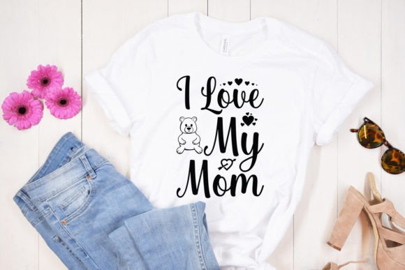 Download I Love My Mom SVG Design - Mom svg design Collection