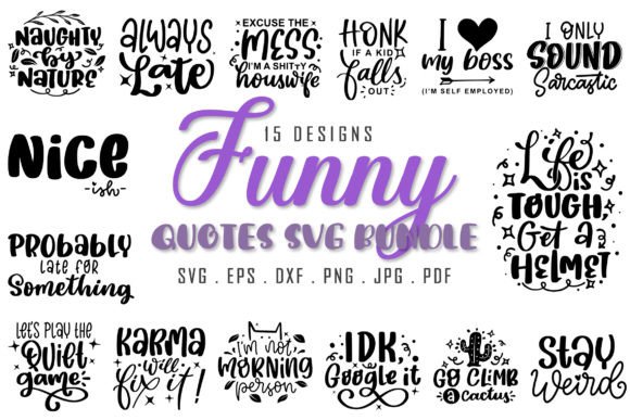 Download Funny SVG Bundle | Sarcastic Quotes SVG - Funny svg bundle Collection