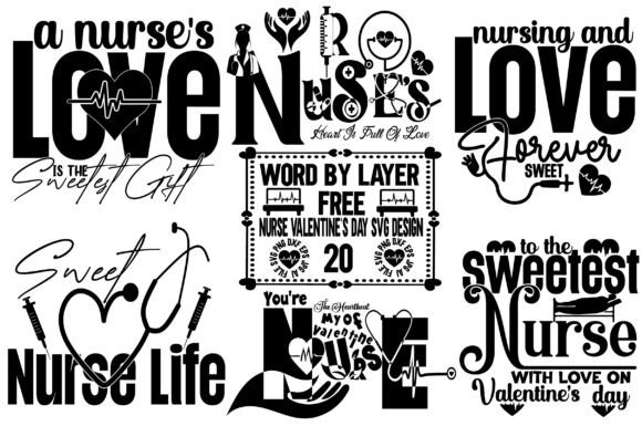 Download Free 20 Nurse Valentine SVG Designs - Svg designs Collection